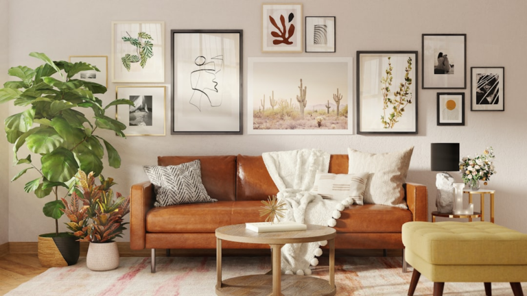 brown wooden framed white padded armchair — Foto por Spacejoy na Unsplash